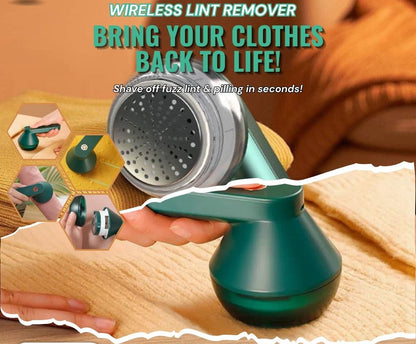 Cloth Lint Remover Wireless & Rechargeable Hairball Trimmer